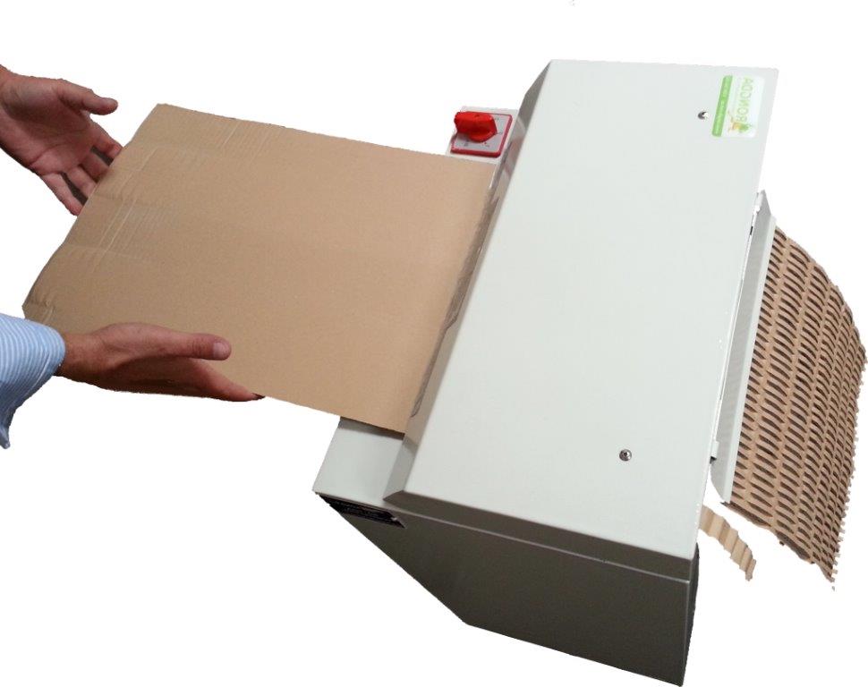 Cardboard Shredders Utilise scrap cardboard as packaging.material.